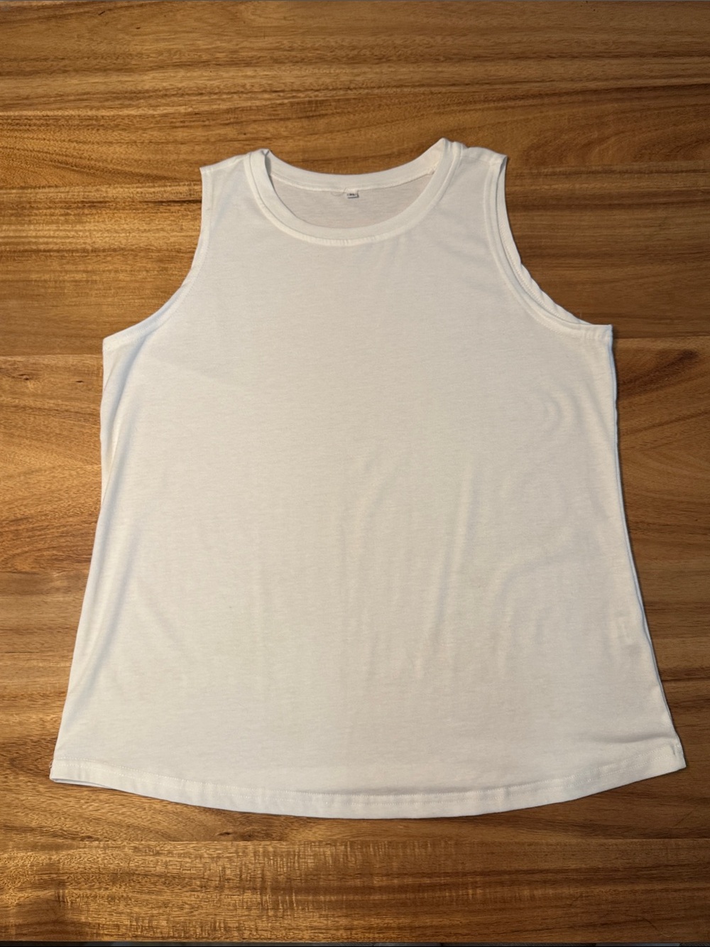 Men's White Sleeveless Tank Top - Classic Staple